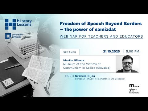 Webinar: Freedom of Speech Beyond Borders – the power of samizdat