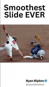 You won't believe how smooth this slide is #baseball #mlb #shorts