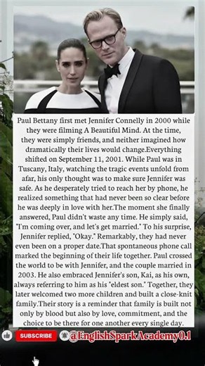 How 9/11 Changed Paul Bettany & Jennifer Connelly's Love Story ❤️