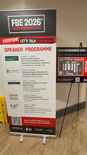 Fareham Business Expo 2026 is in full swing 🤩 Come down and connect with some amazing businesses. We are here until 3pm , entry is free | Fareham Leisure Centre