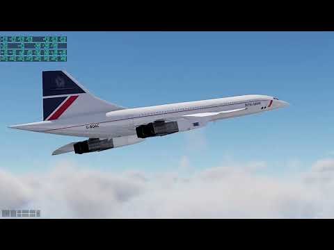 X-Plane 12 - Colimata Concorde Update Test