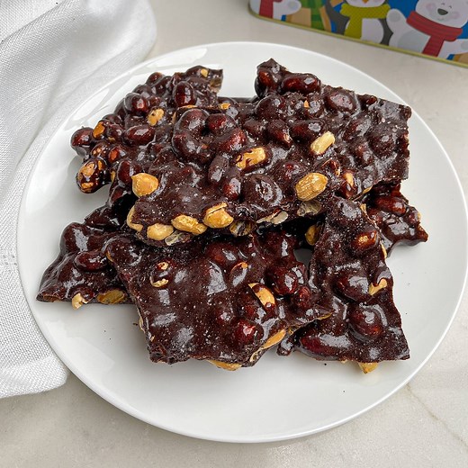 Chocolate Peanut Brittle (Easy Microwave Recipe)