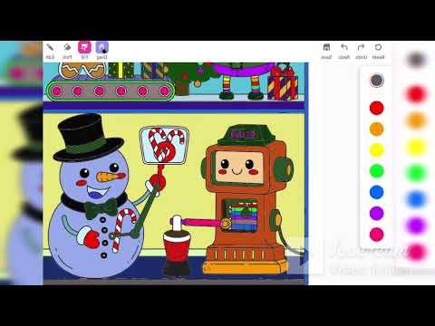 Christmas Display Coloring - Relaxing Video