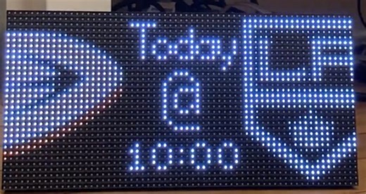 LED Matrix Real Time NHL Scoreboard #piday #raspberrypi @Raspberry_Pi