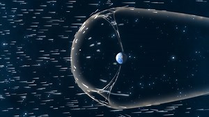 21K views · 181 reactions | Each second, 1.5 million tons of solar material shoot off of the Sun, traveling at hundreds of miles per second. Known as the solar wind, this stream of plasma has pelted Earth for more than 4 billion years. This is how the magnetic field deflect it away. | Science Acumen | Facebook