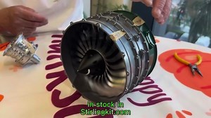 Look Inside Aircraft Jet Engine Model that works | Stirlingkit | Stirlingkit