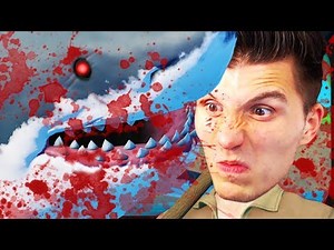Paluten and GermanLetsPlay are attacked by a shark in Raft! ☆ Raft #01
