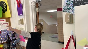 Congratulations to teacher Victoria Bergman of Burton Hill Elementary School or being named the 2022 Lockheed Martin Chair for Teaching Excellence in Elementary Math and Science! She got a big surprise party today to give her the good news. ￼ | Fort Worth ISD