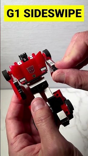 Witness the World’s Fastest G1 SIDESWIPE Transformation!