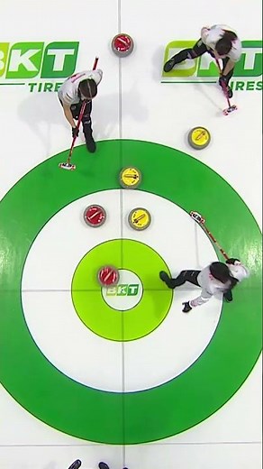 How good is this #curling shot!