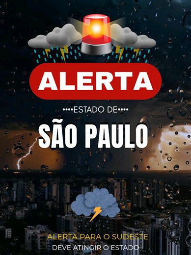 Alerta de chuva e vento São Paulo: risco de alagamentos nas próximas 48h