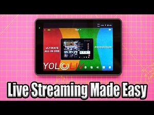 YoloBox Pro Live Streaming Tablet - Easiest Way To Stream Multi-Cam