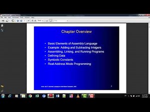 CS352 lecture_3 (Assembly Language Fundamentals)