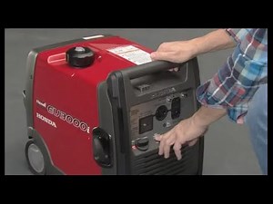 Honda EU3000i Handi Portable Generator Operation