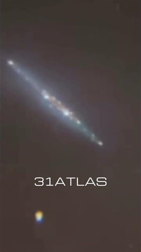 3I/ATLAS Comet or Alien Fleet? 👀 | Mysterious Space Footage Explained #shorts