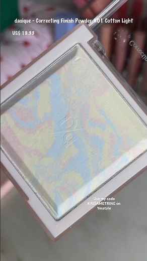 Most BEAUTIFUL MARBLED powder ever✨| dasique - Correcting Finish Powder