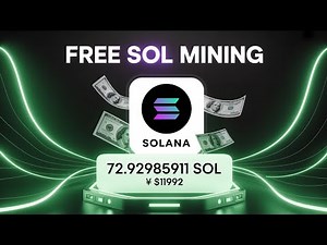 How To Mine Solana (SOL) | How To Get Free Solana (SOL) | Cryptocurrency Mining Site