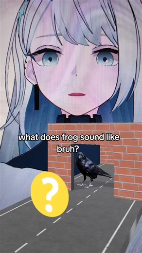 𖤓AKARI on Instagram: "what does frog sound like bruh? 😭😭🐸 #vtuberID #vtuberEN #vsinger #shorts #fyp"