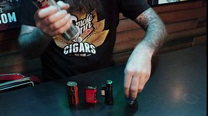 Cigar Prop Lighter Bleed Tool –Gun Metal Grey- Aluminum Body with Brass Tip for Air Removal in Butane Torch Lighters – Made in the USA – Durable and Easy to Use