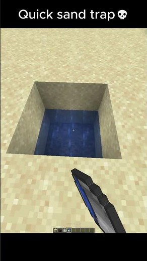 “Minecraft Quicksand Trap… NO ESCAPE 😳” #minecraft #minecraftshorts #trending #FunnyMinecraft