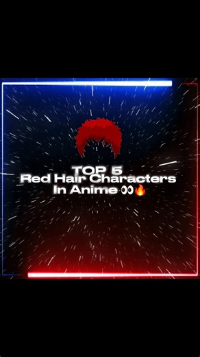 Best Red Hair Characters In Anime 👀🔥