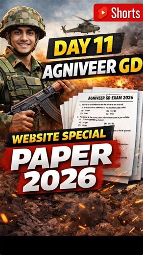 🔥 Agniveer GD Paper 2026 | Real Exam Questions Out Now! #agniveergd #indianarmy #paper2026 #tranding