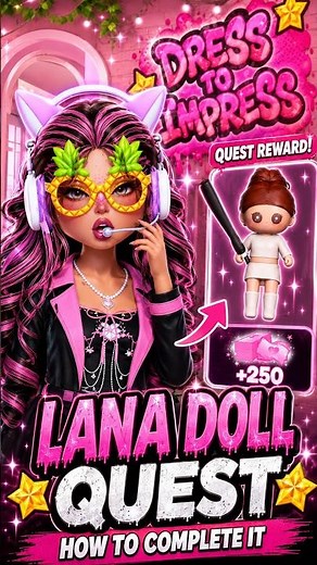 HOW TO COMPLETE THE LANA DOLL QUEST! 🎀 | Dress to Impress DTI