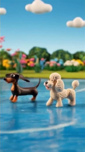 🐶 Cute Dog Walk | DreamScreen AI Magic 🩵 #DreamScreenAI #vashivolga