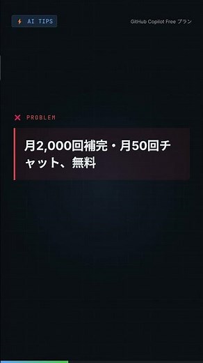 GitHub Copilotを無料で使う方法（月2,000回補完・50回チャット）
