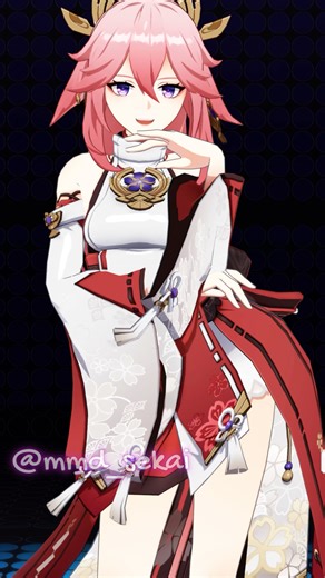 [MMD 原神] Genshin Impact-Pitbull-Yae Miko #yaemiko #yaemikoedit #yaemikogenshinimpact #八重神子