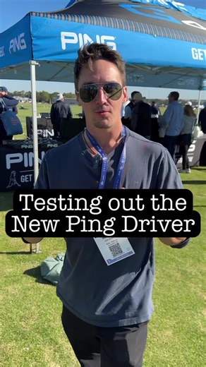 Testing out the new @PING Golf driver at the pga show! #golf #golfing #golfer #golfday #golftok