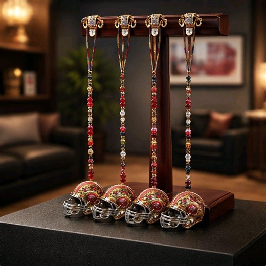 NFL Mini Bling 49ers Car Charm Helmet - Etsy