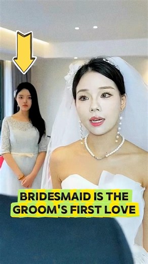 The bride got angry because her makeup faded