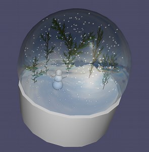 Interactive Snowglobe with L-System Trees