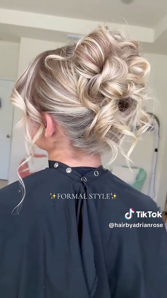 southern belle 🌼 we are prom ready! 💃✨🪩 color & style by yours truly 💖 xoxo #updo #updohairstyle #formal #hair #prom #promlook #wedding #weddingtiktok
