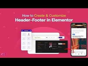 Design Header & Footer in Elementor for FREE