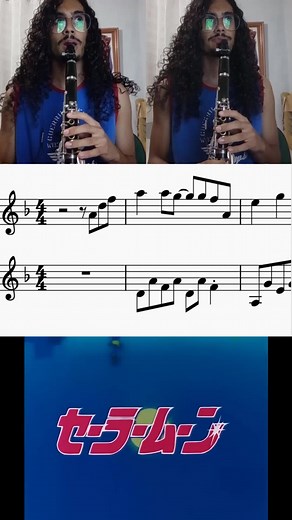 Sailor Moon Opening 1 Tutorial for Clarinet