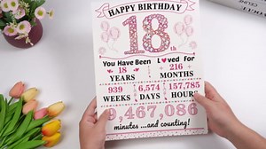 Large 13th Birthday Cards for Girls, Happy 13th Birthday Greeting Card with Envelope Jumbo 2013 Thirteen Guest Book Funny 13 Year Old Bday Gifts Decorations for Daughter Granddaughter Niece Sister