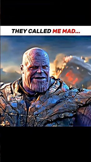 Thanos was right? 💔 | Everything has a price... #marvel