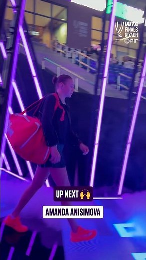 Elena Rybakina and Amanda Anisimova raring to go 💪 #WTAFinalsRiyadh