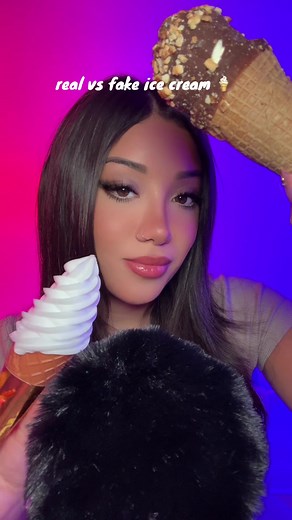 Spotting Fake Ice Cream: An ASMR Comparison