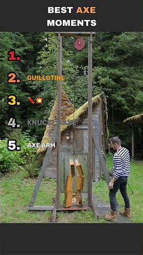 This Axe Stunt Is Insane 🪓 #extreme #challenge #skills