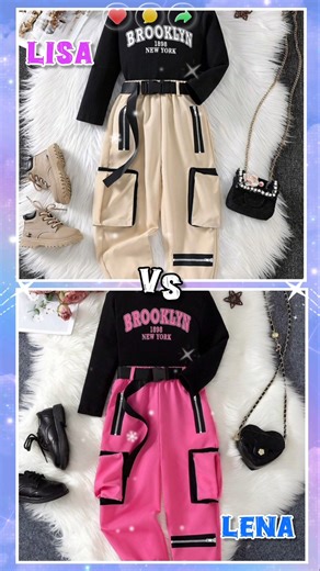 Choose Lisa Or Lena Fashion 💖#fashion #lisaorlena #tiktok #fypシ