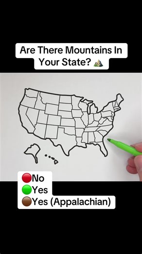 Mountains in Your State? US Map Quiz