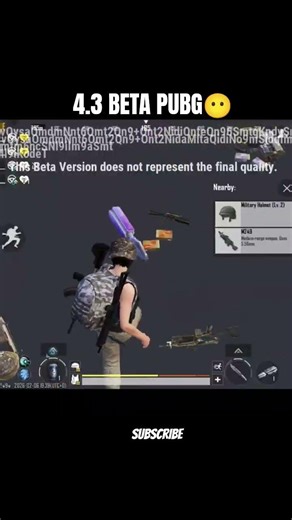 4.3 BETA PUBG Test 😶 Subscribe and write comment 👇 #global #pubg #mobilegame #trending #pubgmobile