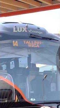 This €20 Bus Beats Airlines Hands Down ✈️ #luxbus #budgettravel #baltics #estonia #latvia #shorts