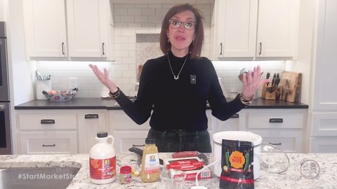 Kiss The Cook: Sweet & Spicy Chicken Sausage Bites