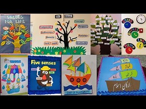 Easy ideas for class room and school wall decoration