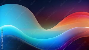 Mesmerizing trails of ever changing shifting color streams that gradually move and warp in subtle beautiful Abstract motion animation