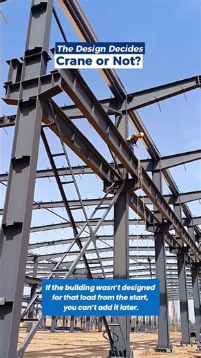 Can it be installed on a crane? #steelstructurebuilding #steel #warehouse #workshop #factory
